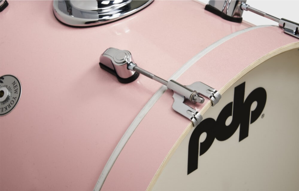 PDP New Yorker 14/8/12+14S 4pc Drum Kit Shell Pack - Pale Rose Sparkle