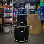 Pearl Professional Series 22 inch Fusion Plus 4-piece Drum Kit Shell Pack - Piano Black