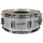 Pearl Limited Edition 75th President Series Deluxe 14 x 5.5 Snare Drum - Silver Sparkle