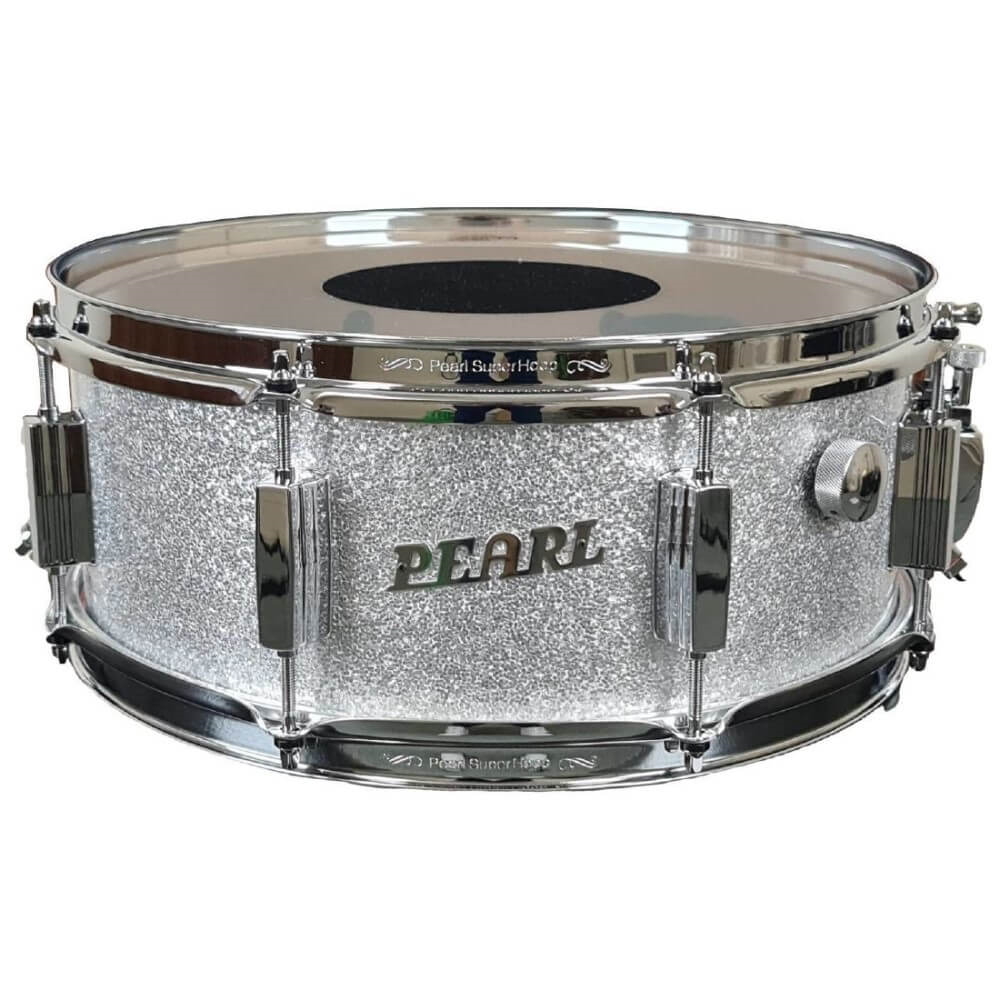 Pearl Limited Edition 75th President Series Deluxe 14 x 5.5 Snare Drum - Silver Sparkle