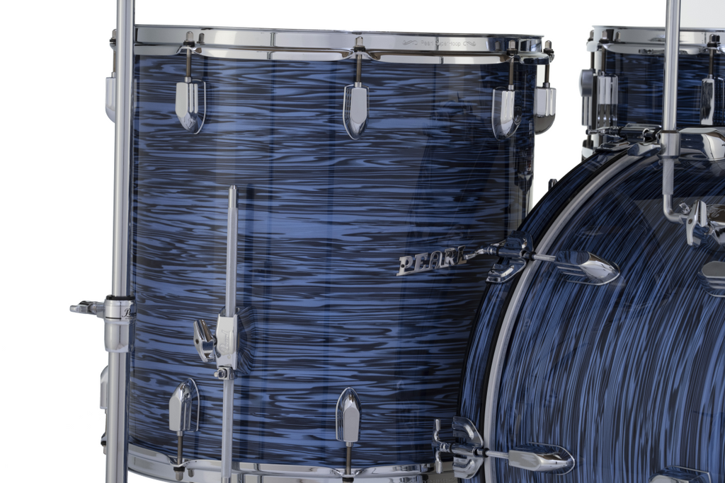 Pearl President Series Deluxe 20 3 Piece Drum Kit Shell Pack in Ocean Ripple