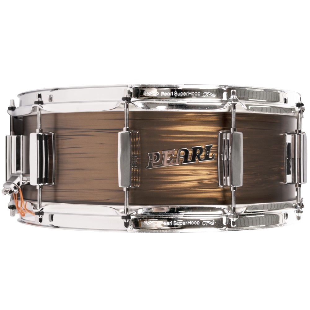 Pearl Limited Edition 75th Anniversary President Series Phenolic 14 x 5.5 Snare Drum - Matte Bronze Oyster