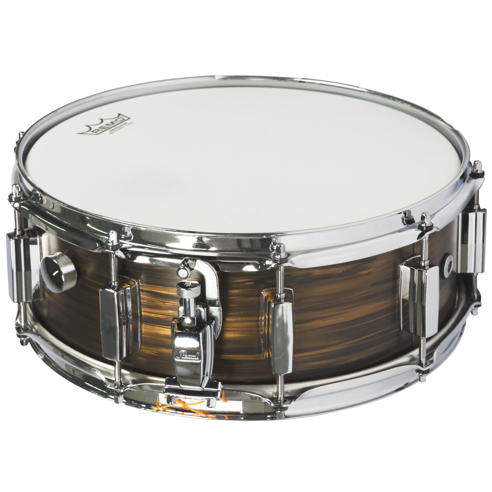 Pearl Limited Edition 75th Anniversary President Series Phenolic 14 x 5.5 Snare Drum - Matte Bronze Oyster