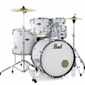 Pearl Roadshow-Plus 20" Fusion 5pc Drum Kit w/HW & Cymbals - Pure White