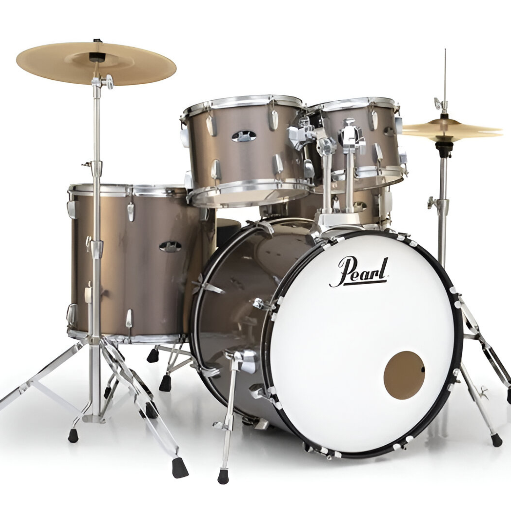 Pearl Roadshow-Plus 20 Fusion Drum Kit Package - Bronze Metallic