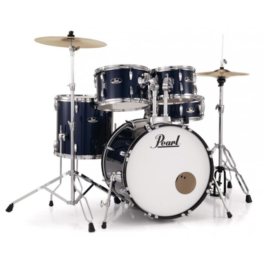 Pearl Roadshow-Plus 20 Fusion Drum Kit Package - Royal Blue Metallic