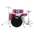 Pearl Roadshow 20" Fusion 5pc Drum Kit w/HW & Cymbals - Pink Metallic