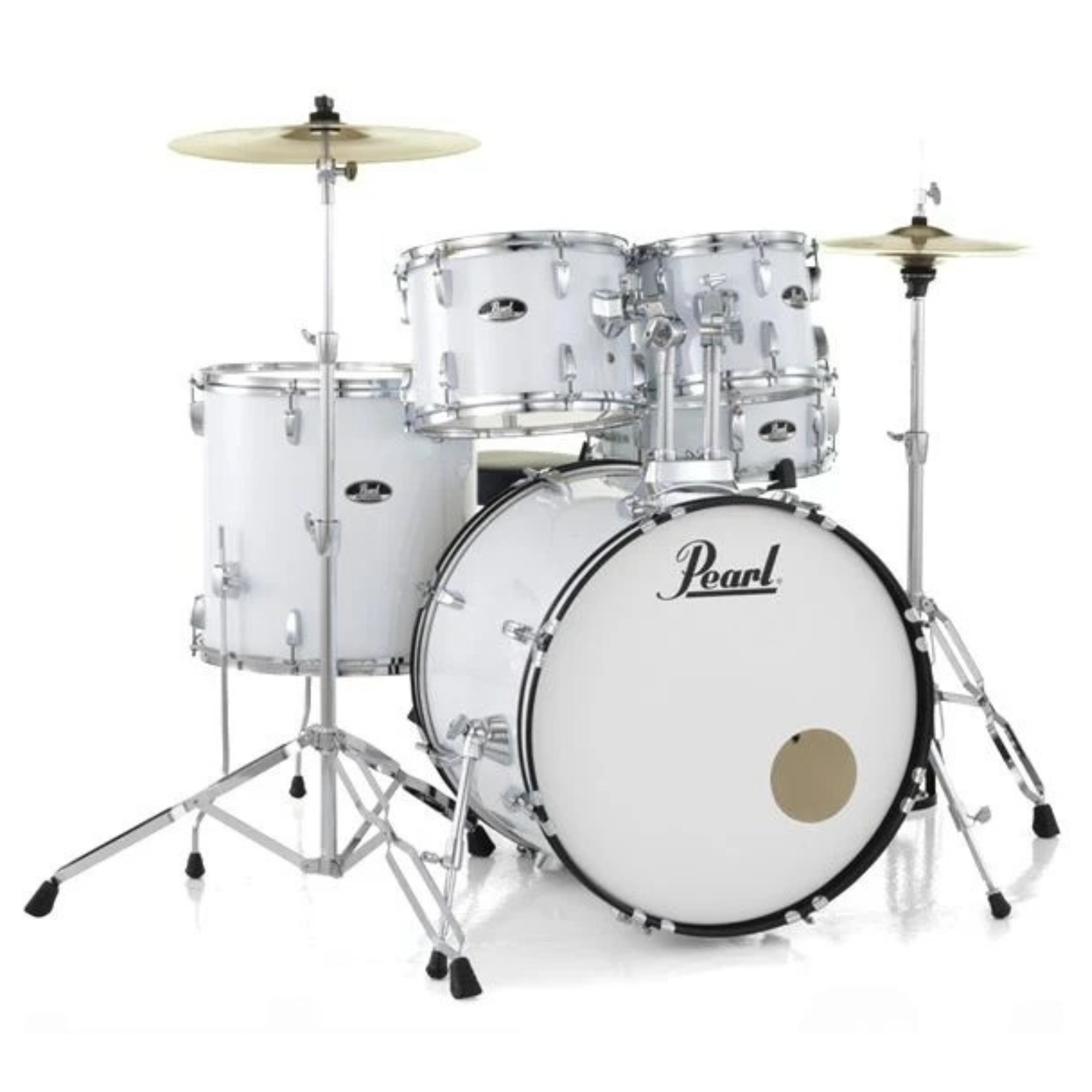 Pearl Roadshow-Plus 22 Fusion Plus Drum Kit Package - Pure White