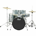Pearl Roadshow-Plus 22" Fusion Plus 5pc Drum Kit w/HW & Cym - Charcoal Met