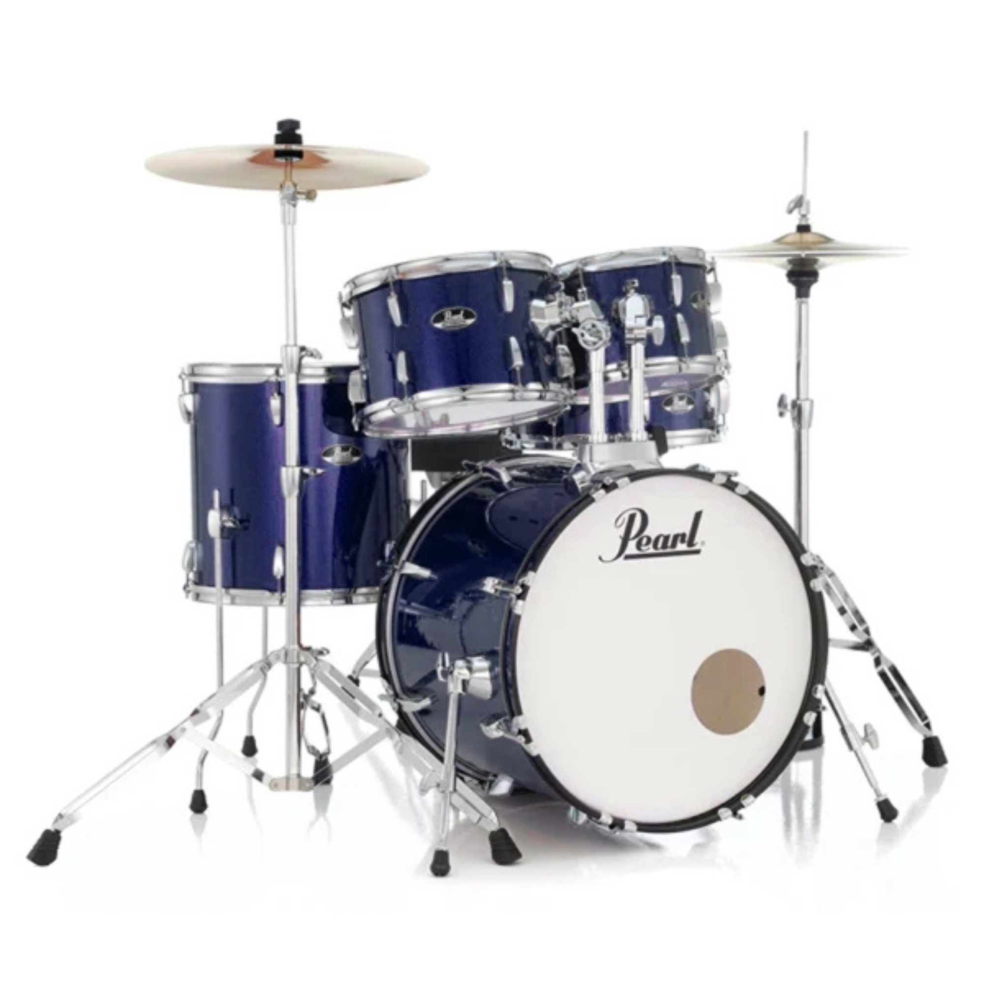 Pearl Roadshow-Plus 22 Fusion Plus Drum Kit Package - Royal Blue Metallic