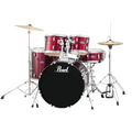 Pearl Roadshow-Plus 22" Fusion Plus 5pc Drum Kit w/HW & Cymbals - Red Wine