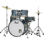 Pearl Roadshow 22/10/12/16+14S 5pc Drum Kit with Hardware and Cymbals - Aqua Blue Glitter