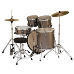 Pearl Roadshow 22/10/12/16+14S 5pc Drum Kit with Hardware and Cymbals - Bronze Metallic