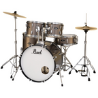 Pearl Roadshow 22/10/12/16+14S 5pc Drum Kit with Hardware and Cymbals - Bronze Metallic