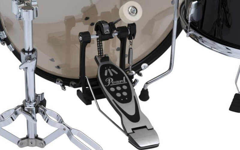 Pearl Roadshow 18" 4 pc Drum Kit w HW & Cymbals - Jet Black