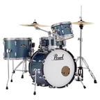 Pearl Roadshow 18 4 Piece Drum Kit with Hardware and Cymbals - Aqua Blue Glitter