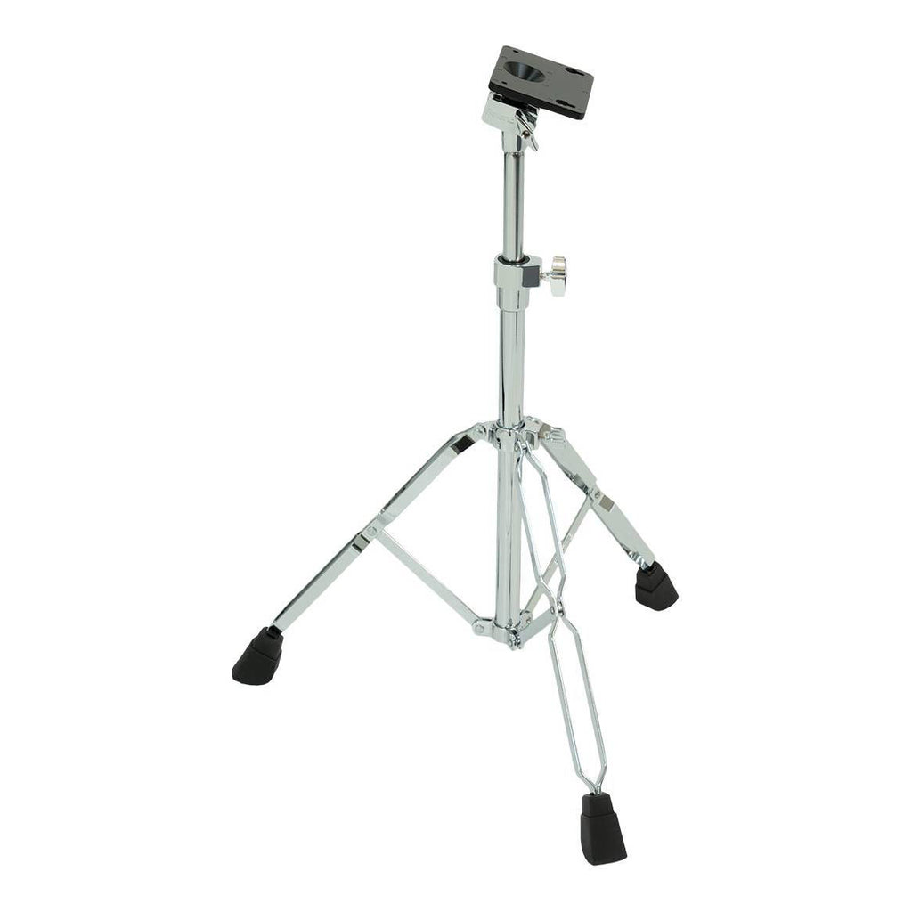 Roland PDS-20 electronic drum pad stand shown from front view, with adjustable height and sturdy metal construction.