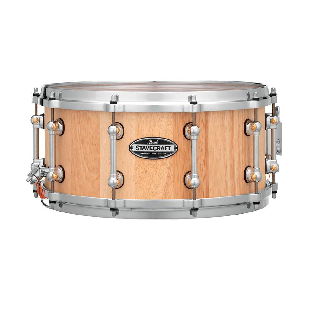 Pearl StaveCraft 14x6.5 Thai Oak Snare Drum - Hand Rubbed Natural
