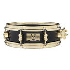 PDP Eric Hernandez Signature 14x3 in 6 ply Maple Snare Drum in Piano Black Lacquer with Gold Hardware