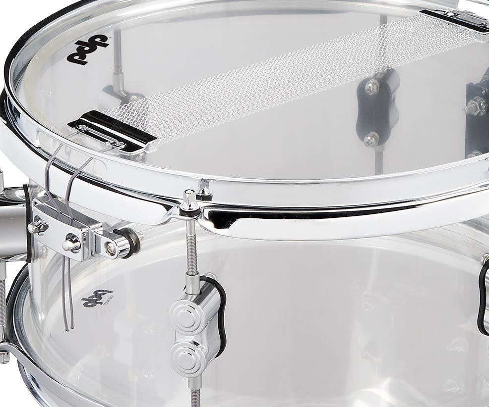 PDP Chad Smith Signature 12in x 6 Snare Drum in Clear Acrylic