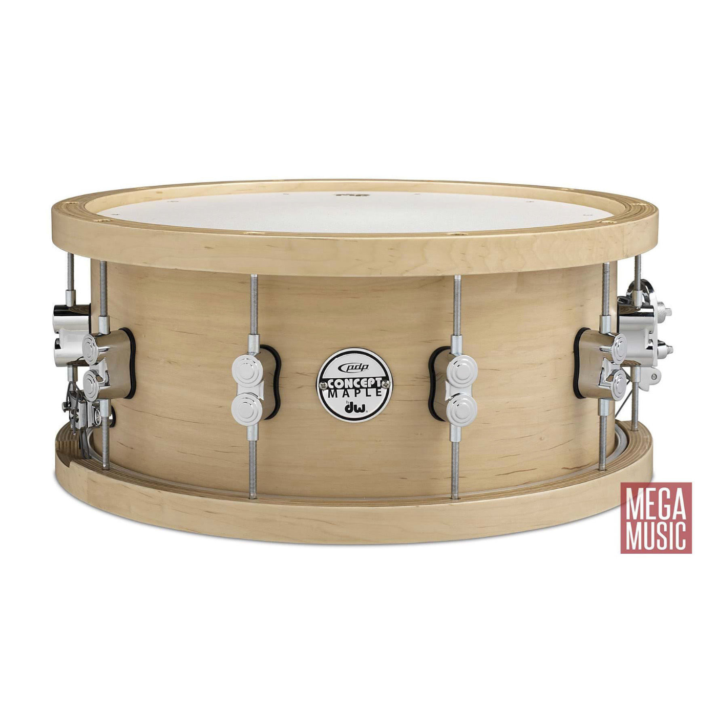 PDP Concept Series 14x6.5 inch Wood Hoop Maple Snare Drum