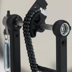 PDP PDSP810 800 Series single bass drum pedal with adjustable footboard and chain drive for drum set performance.