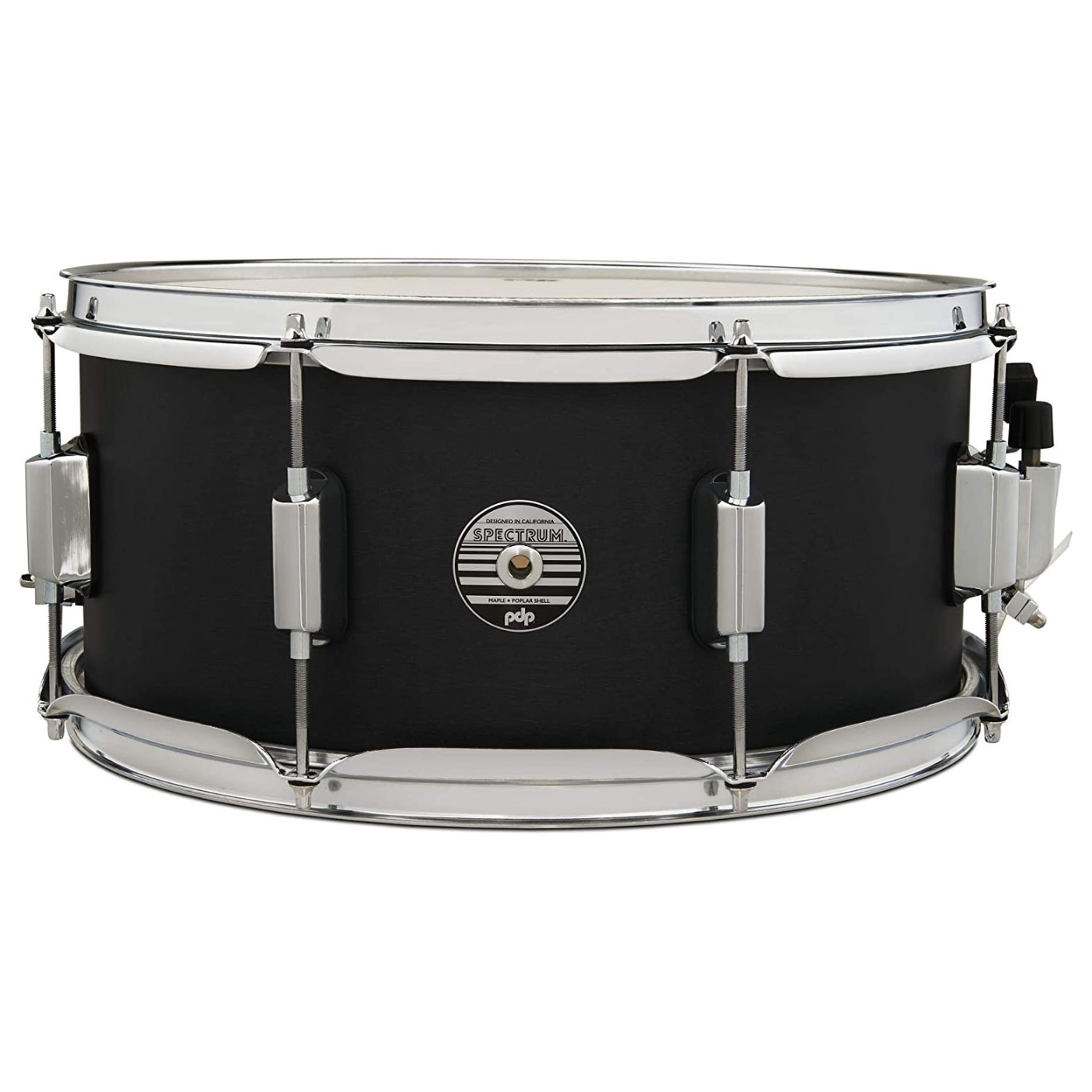PDP Spectrum Series 14 x 6.5 Maple/Poplar Snare Drum - Black