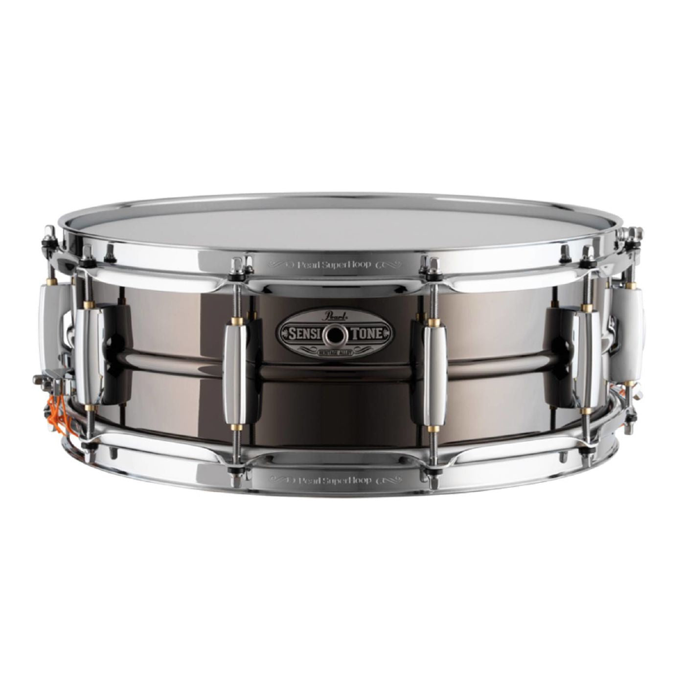 Pearl Sensitone Heritage Alloy 14x5 Snare Drum in Black Brass