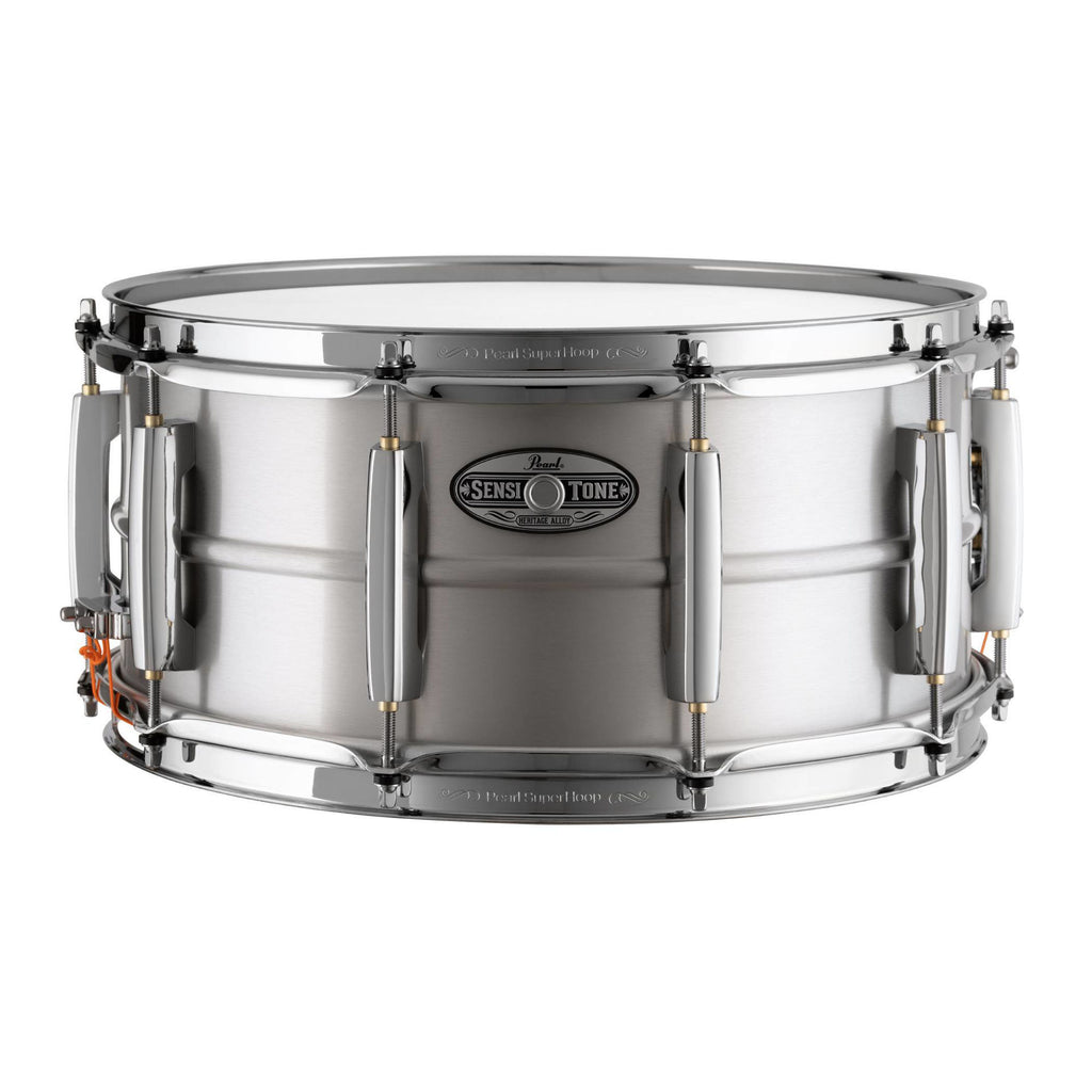 Pearl Sensitone Heritage Alloy 14x6.5 Snare Drum in Aluminum