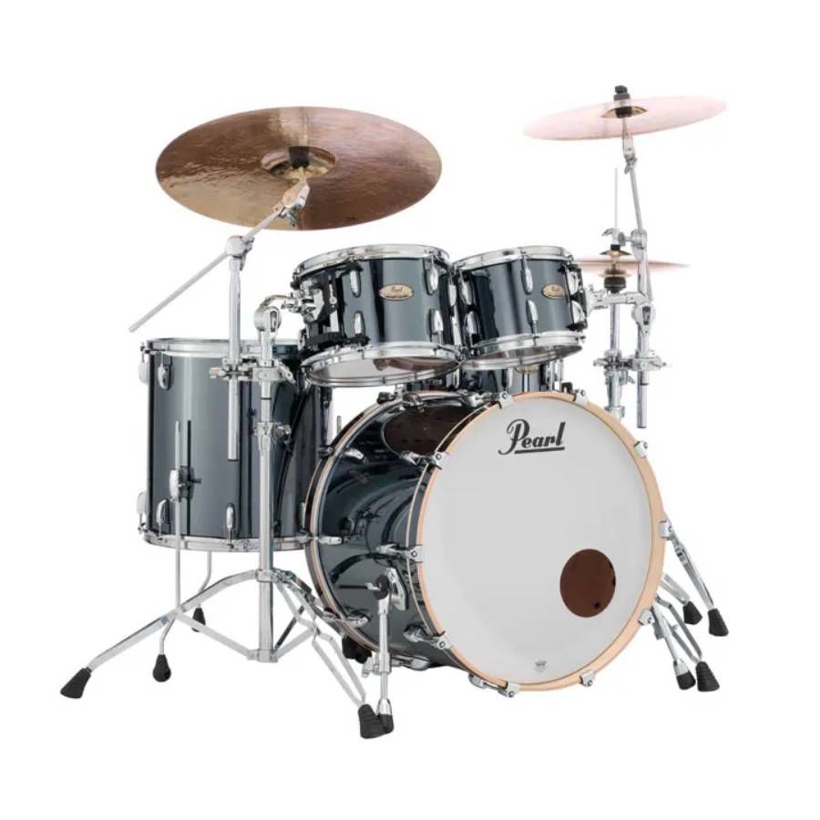 Pearl Session Studio Select 22 Fusion Plus Drum Kit Shell Pack - Black Mirror Chrome