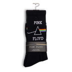 Perris Licensed Pink Floyd Dark Side of the Moon Large Crew Socks in Black-1 Pair