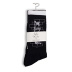 Perris Licensed Pink Floyd The Wall Large Crew Socks in Black-1 Pair
