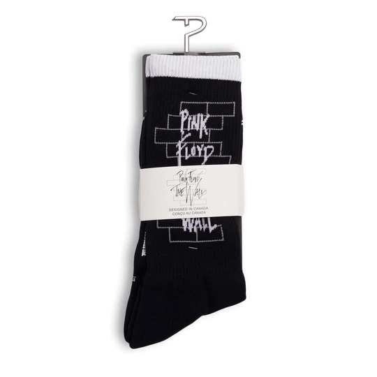 Perris Licensed Pink Floyd The Wall Large Crew Socks in Black-1 Pair
