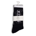 Perris Licensed Pink Floyd The Wall Large Crew Socks in Black-1 Pair