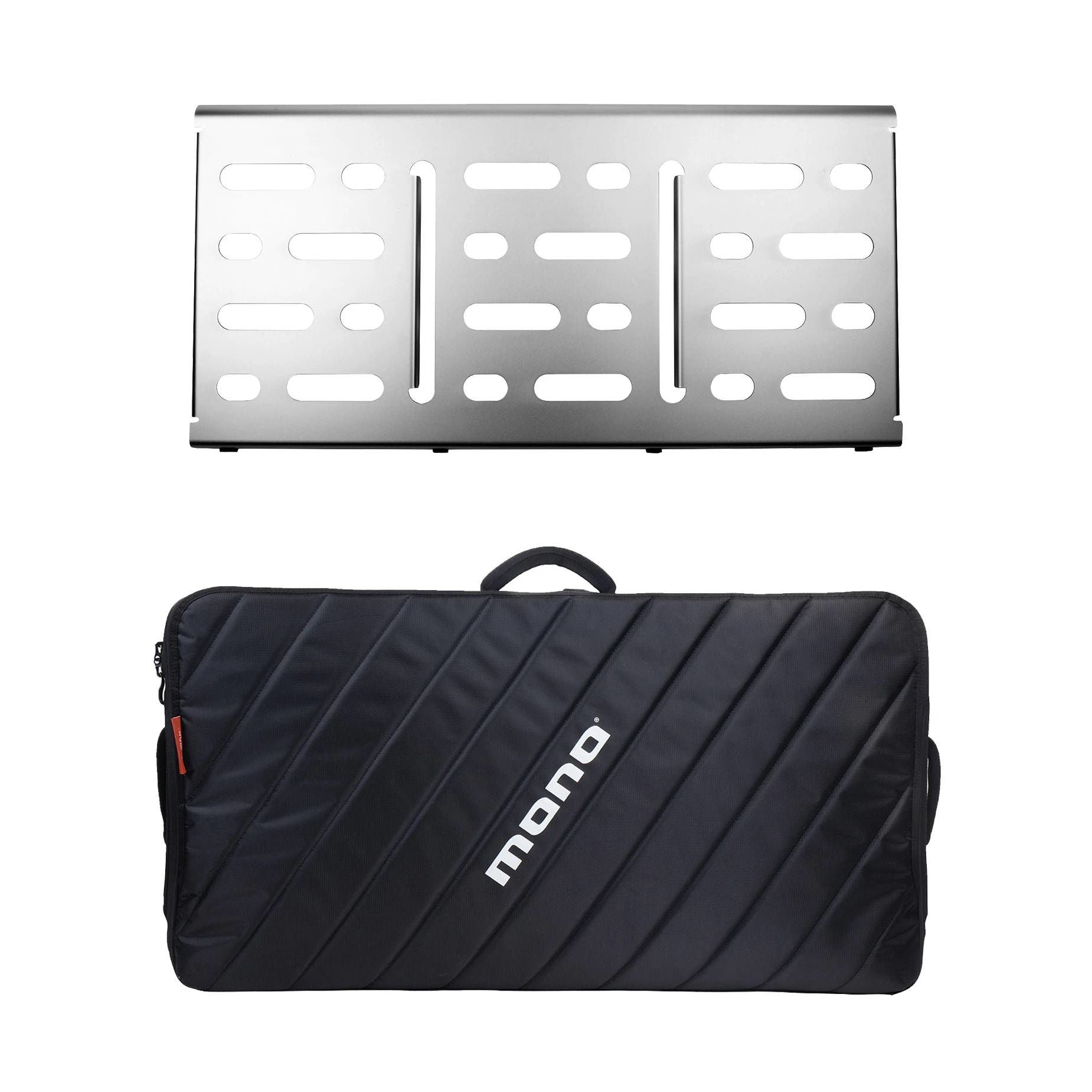 Mono PFX Pedalboard Large Silver & Pro 2.0 Pedalboard Case