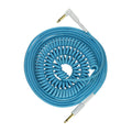 Pig Hog Half Coil Instrument Cable, 30 ft, Daphne Blue