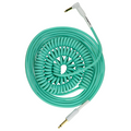 Pig Hog Half Coil Instrument Cable 30 ft in Seafoam Green