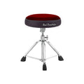Pearl D-1500/R 15" Vented Round Cloth Drum Throne - Red