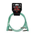 PigHog Lil' Pigs Low Profile 2ft patch cables (2pk) - Seafoam Green