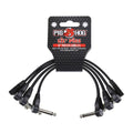 Pig Hog Lil'' Pigs Low Profile 6 Inch Patch Cables - 4pk