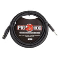 Pig Hog 8mm XLR Female to 1/4" Male Hi-Z 10 foot  Microphone Cable