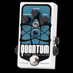 Pigtronix Quantum Time Modulator effects pedal with knobs and switches for guitar sound modulation.