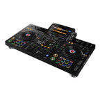 Pioneer XDJRX3 all-in-one DJ controller with 10.1-inch touch screen, professional Rekordbox DJ system for seamless mixing.