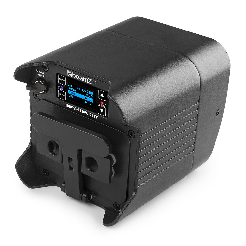 Beamz Pro BBP54 Bundle with 8x Lights and Flight Case