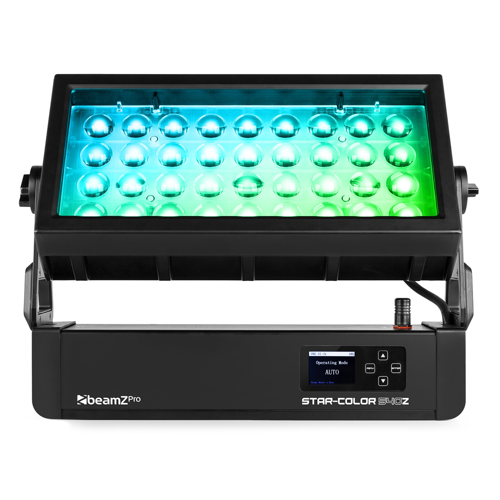Beamz PRO Starcolor 540 Zoom Pack 2PCS with Flightcase