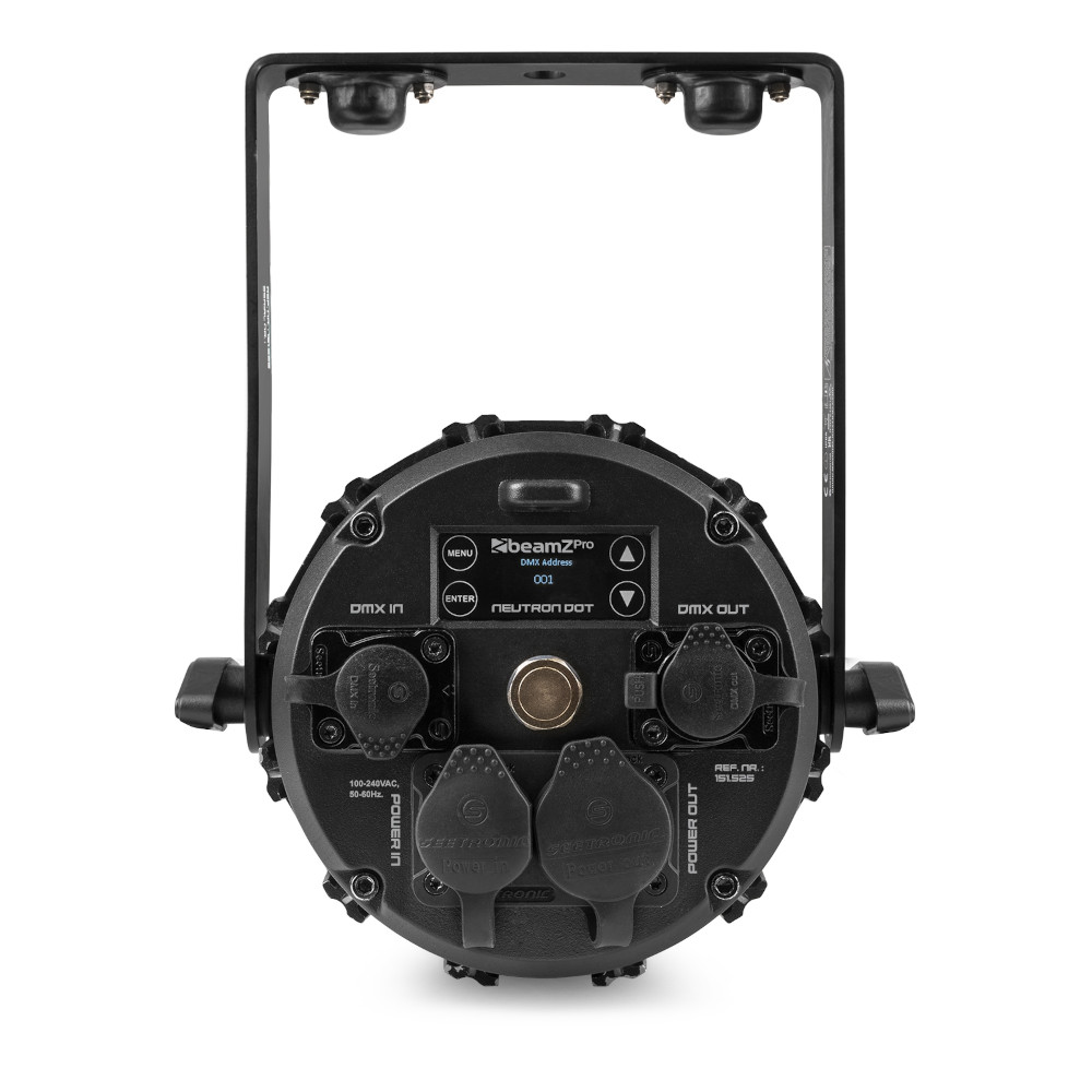 Beamz PRO Neutron DOT 2-in-1 LED Blinder 8-Pack with Flightcase