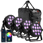 Chauvet DJ Slimpar Q12 BT Pack LED Par Can Bundle