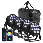Chauvet DJ Slimpar T12 BT Pack LED Par Can Bundle