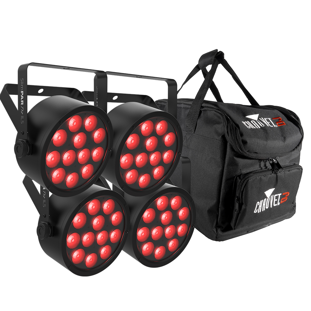 Chauvet DJ SlimPar T12 ILS LED Parcan Pack