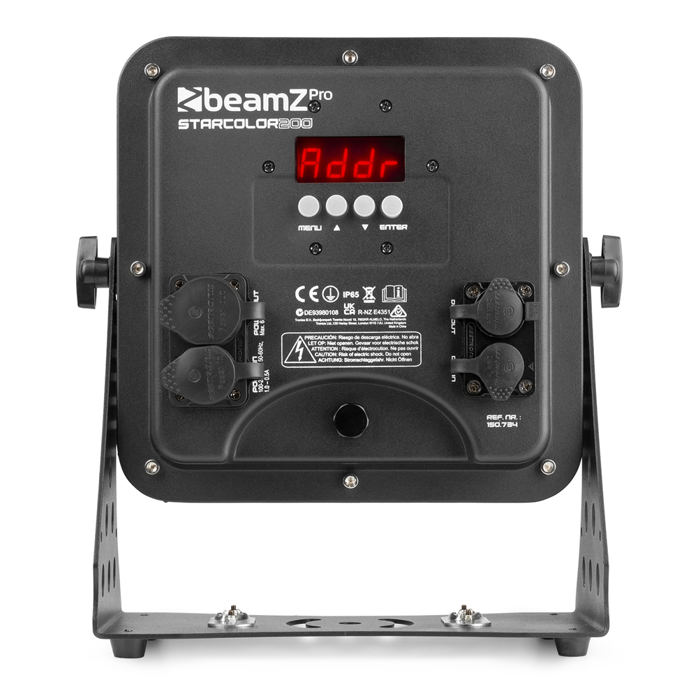 Beamz PRO Starcolor 200 Pack 6PCS with Flightcase